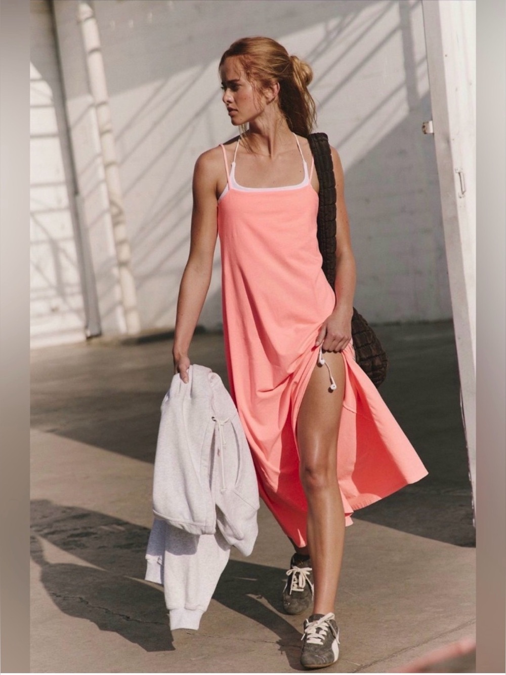 FP MOVEMENT by FREE PEOPLE Hot Shot Strappy Dress/MAXI DRESS